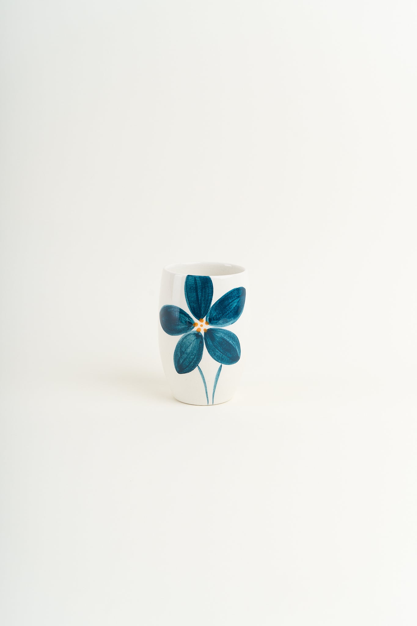Petite Flor Vase - Navy