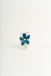 Petite Flor Vase - Navy