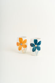 Petite Flor Vase - Amber