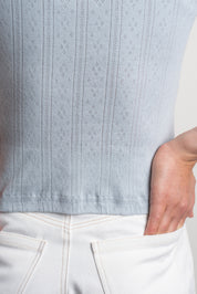Pointelle Baby Tee
