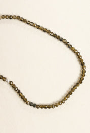 Solene Bracelet - Gold Obsidian