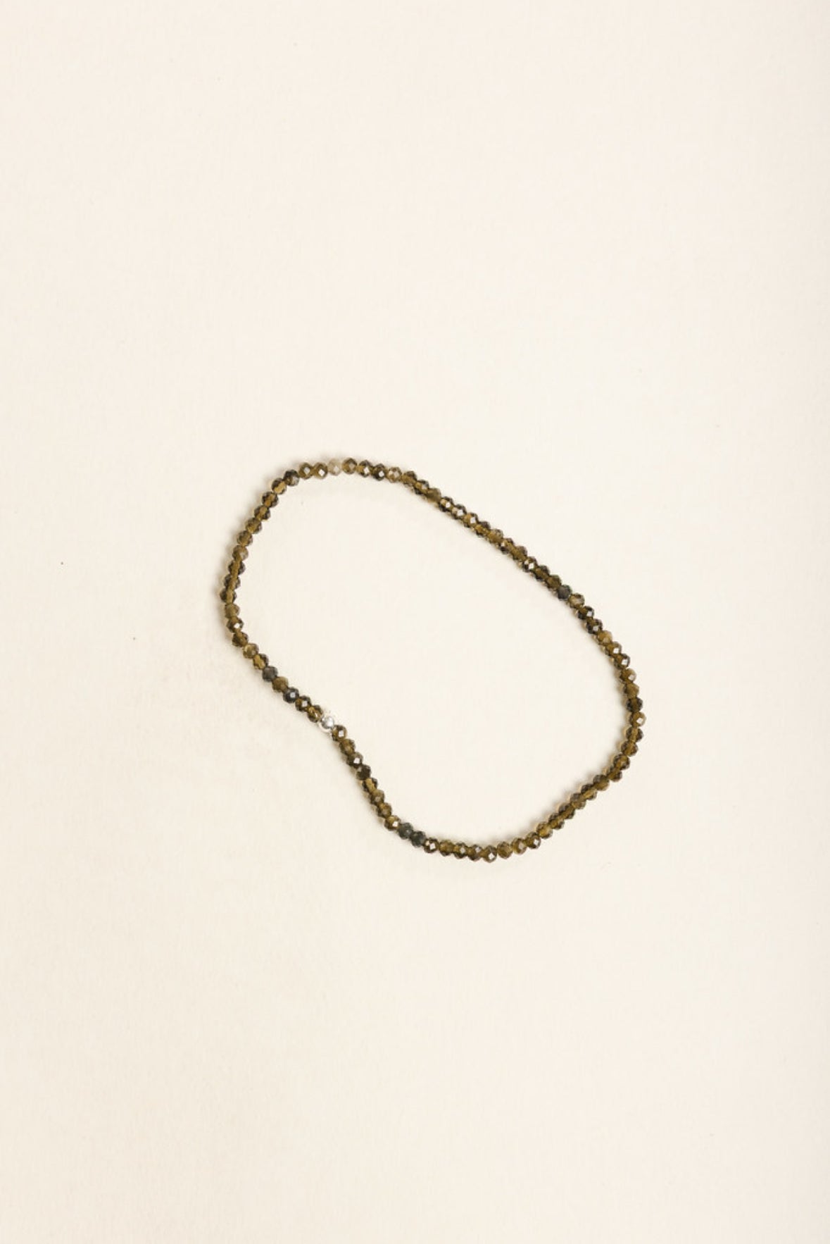 Solene Bracelet - Gold Obsidian