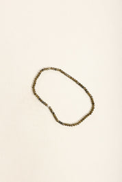 Solene Bracelet - Gold Obsidian