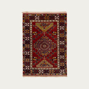 Crimson Olive Carpet 4'9" x 6'9"