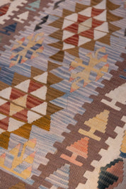 Lavender Peak Kilim 3'8" x 5'3"
