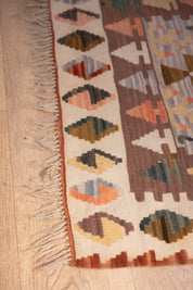 Lavender Peak Kilim 3'8" x 5'3"