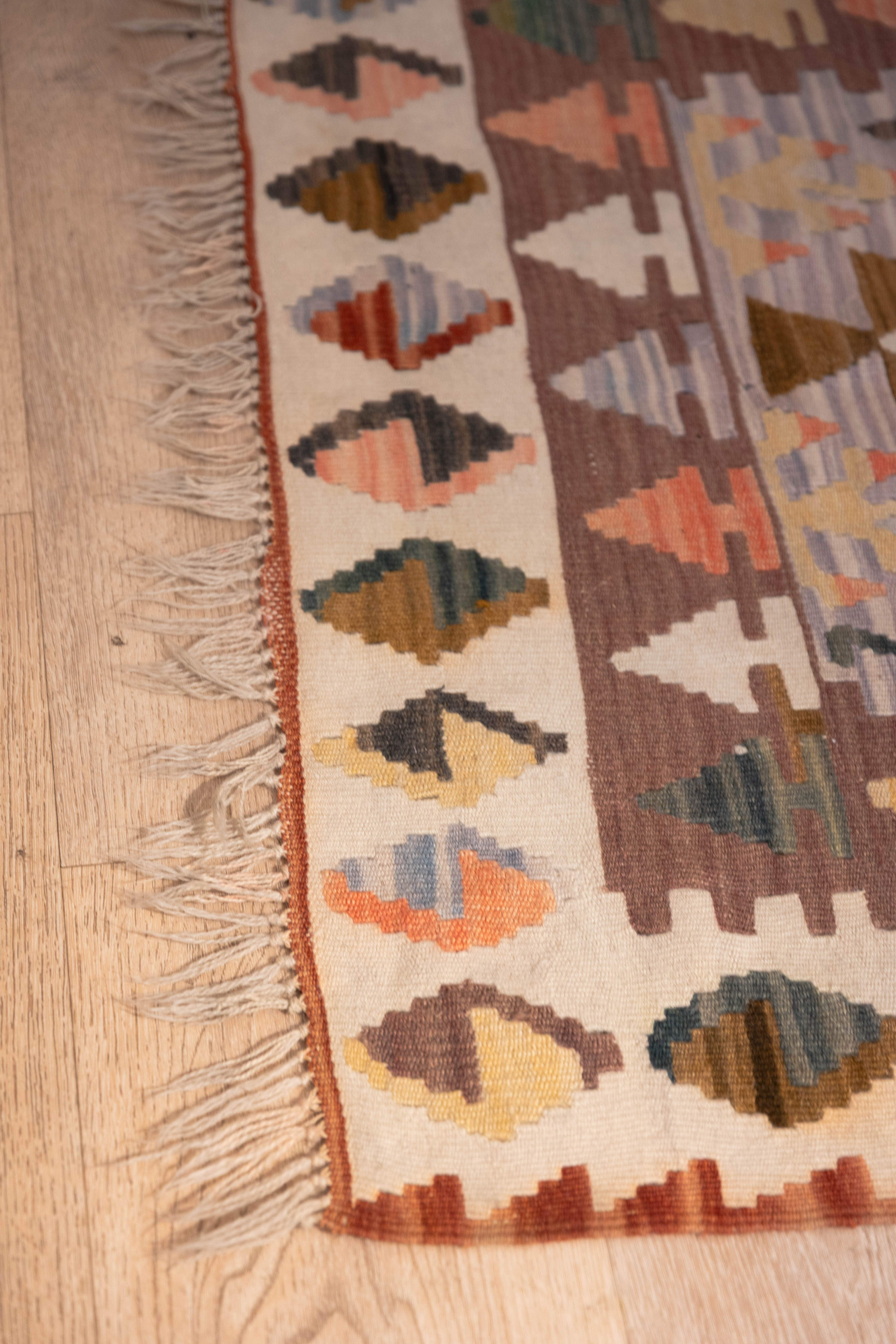 Lavender Peak Kilim 3'8" x 5'3"