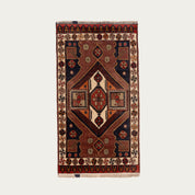 Navy Pinwheel Carpet 4'7" x 8'2"
