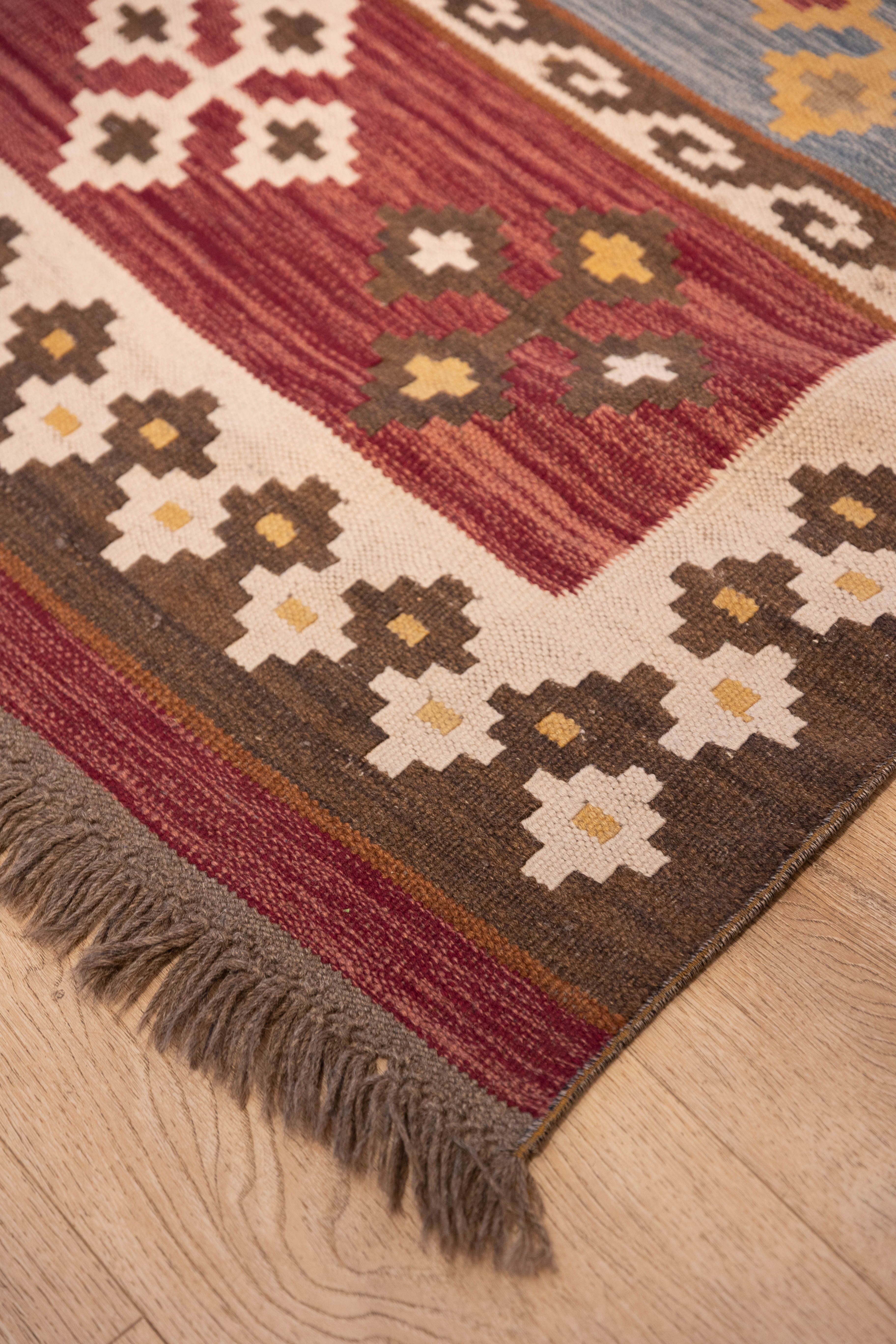 Rainbow Band Kilim 5'6" x 8'