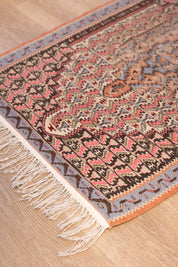 Rose Senneh Kilim 3'11" x 2'8"