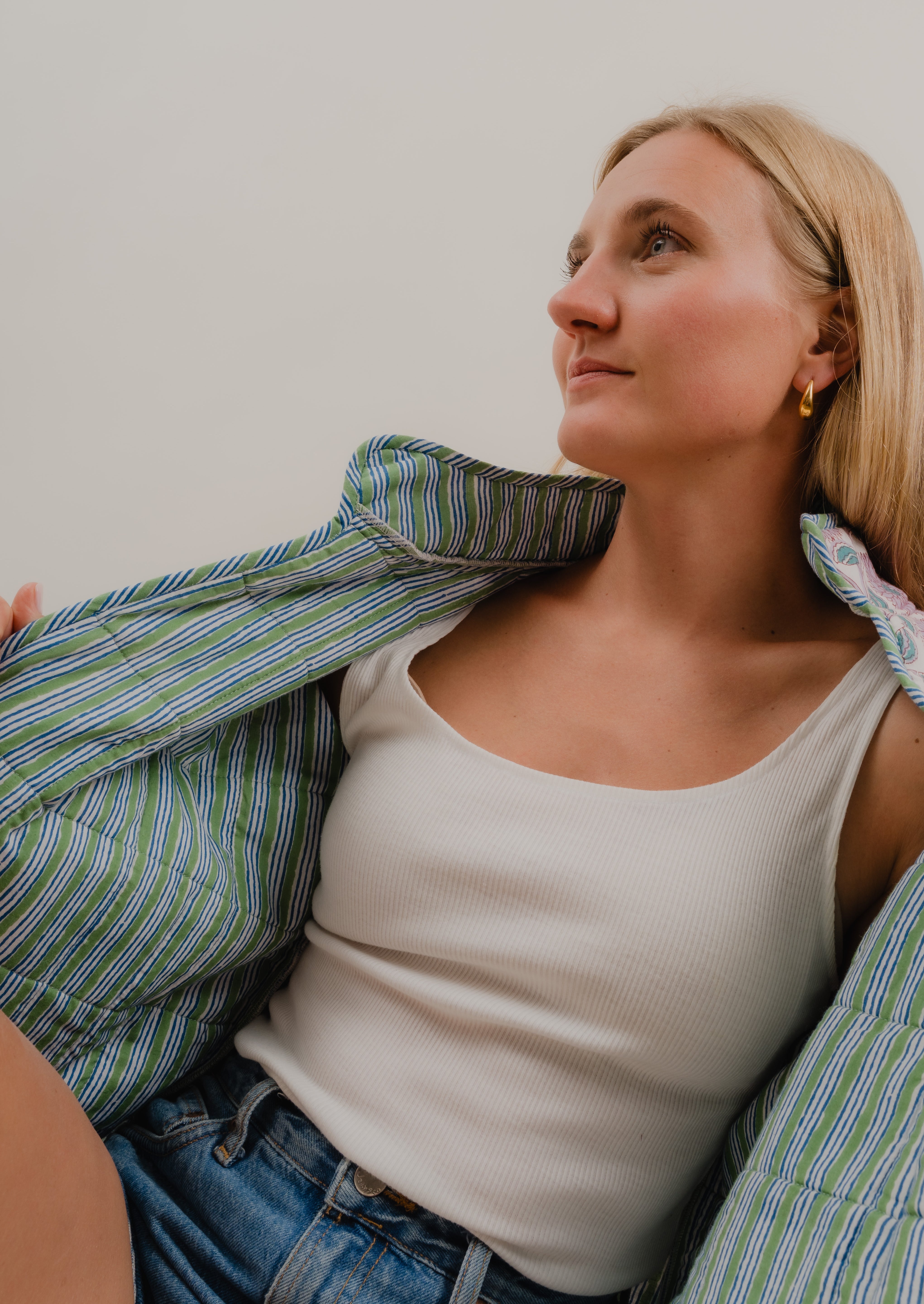Fig Blossom Quilted Jacket