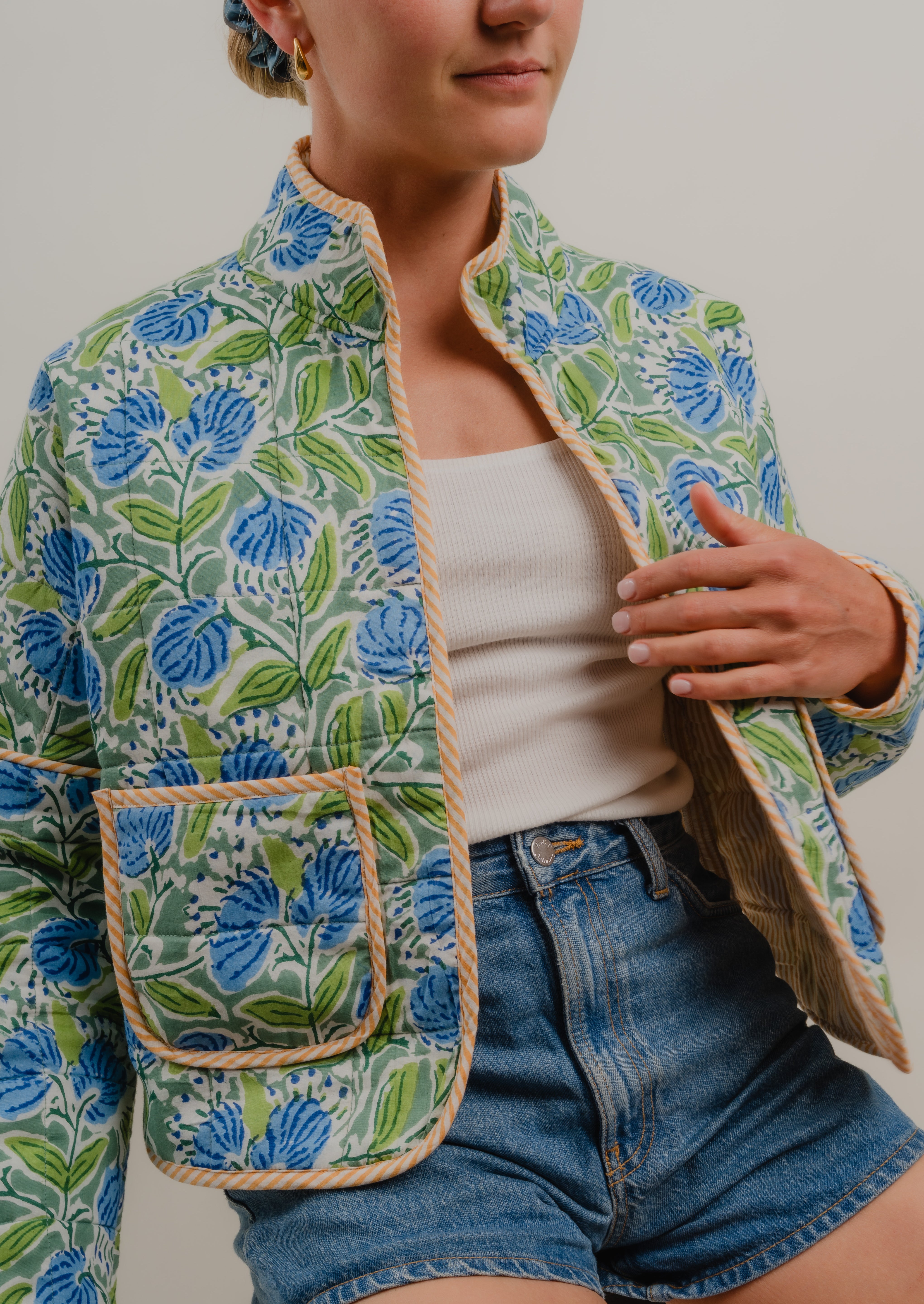 Garden Fern Quilted Jacket