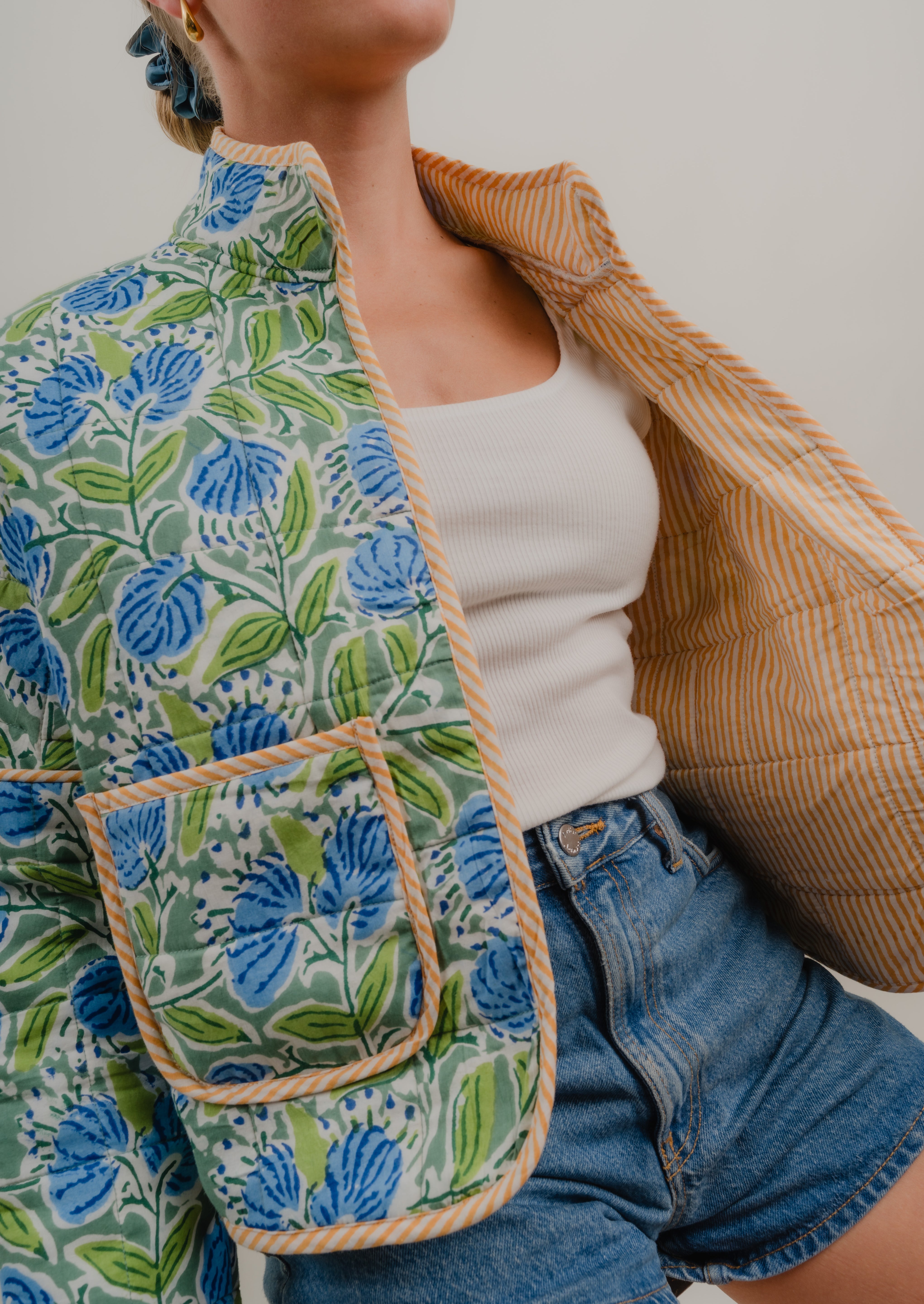 Garden Fern Quilted Jacket