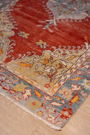 Scarlet Bloom Carpet 3'5" x 6'2"
