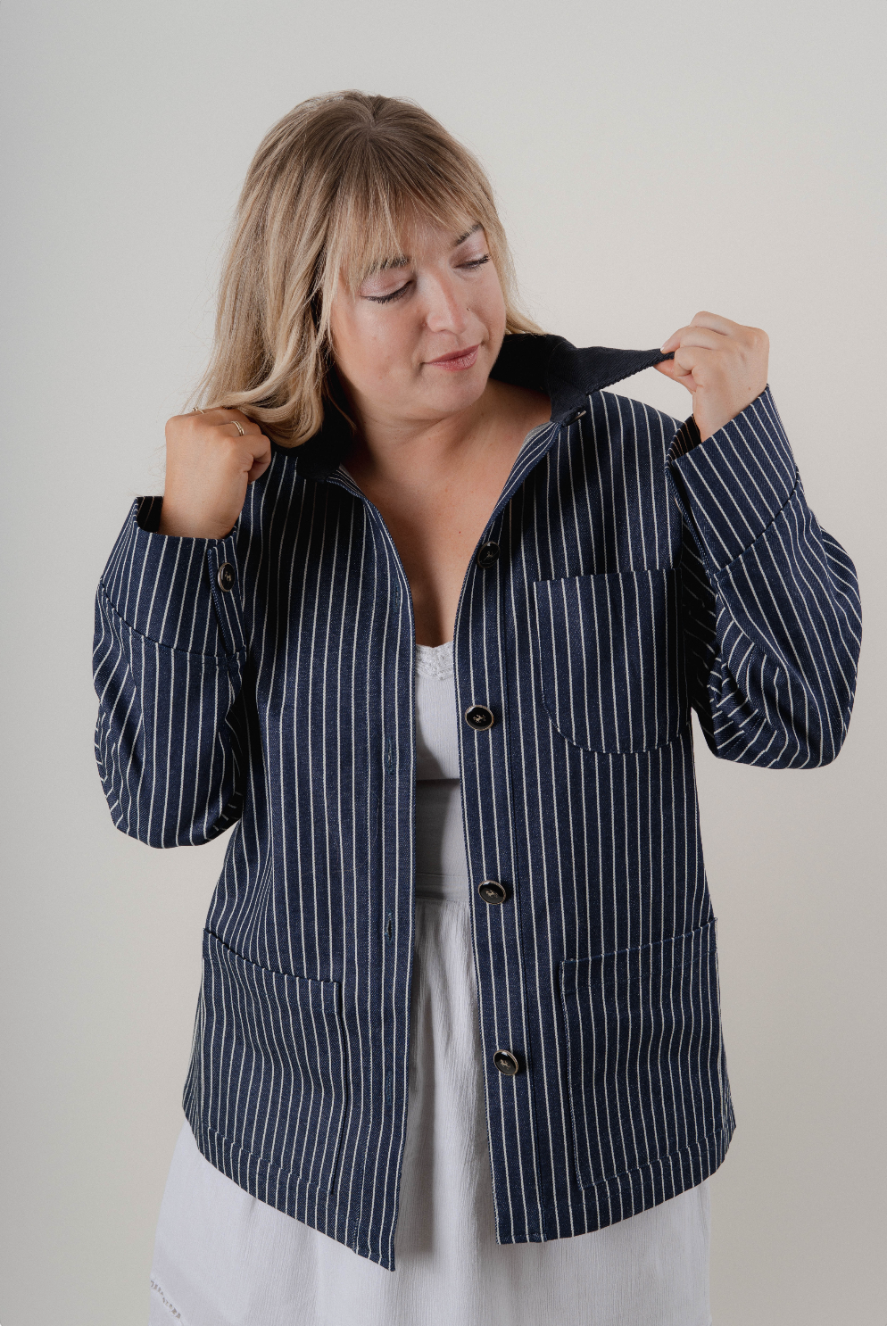 Striped Work Jacket