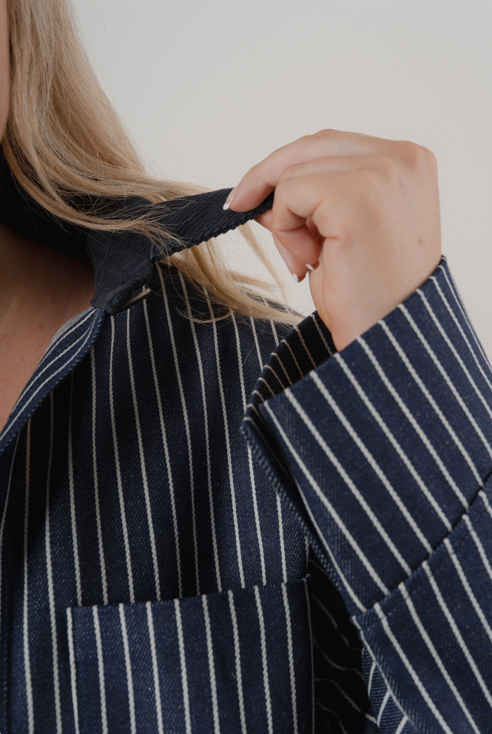 Striped Work Jacket