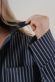 Striped Work Jacket