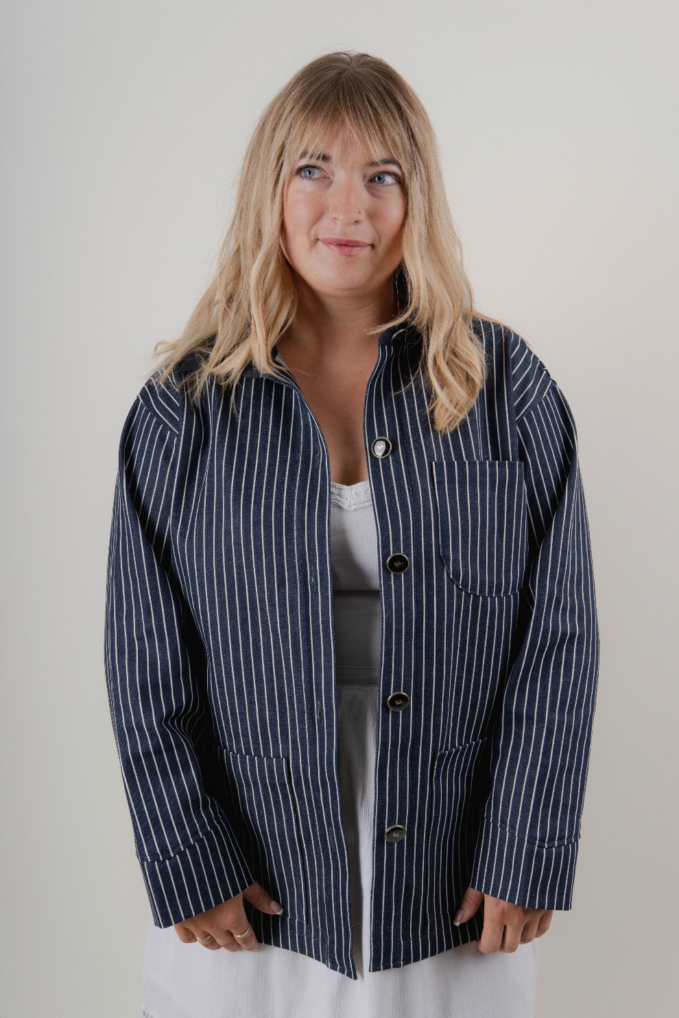 Striped Work Jacket