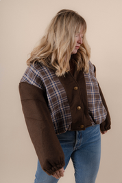 Plaid Bomber Jacket