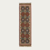 Teal Diamond Runner 2'9" x 9'8"
