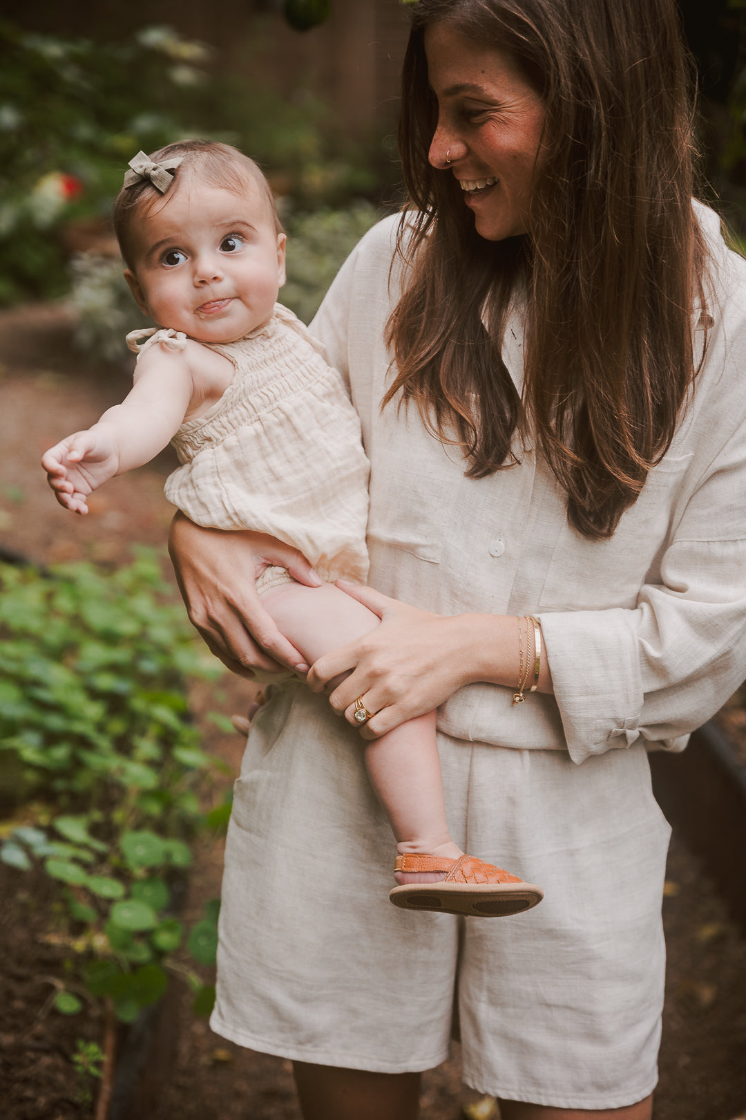 Eden High Rise Linen Shorts