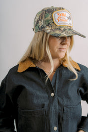 Wild Ain't For Tamin Camo Trucker Hat