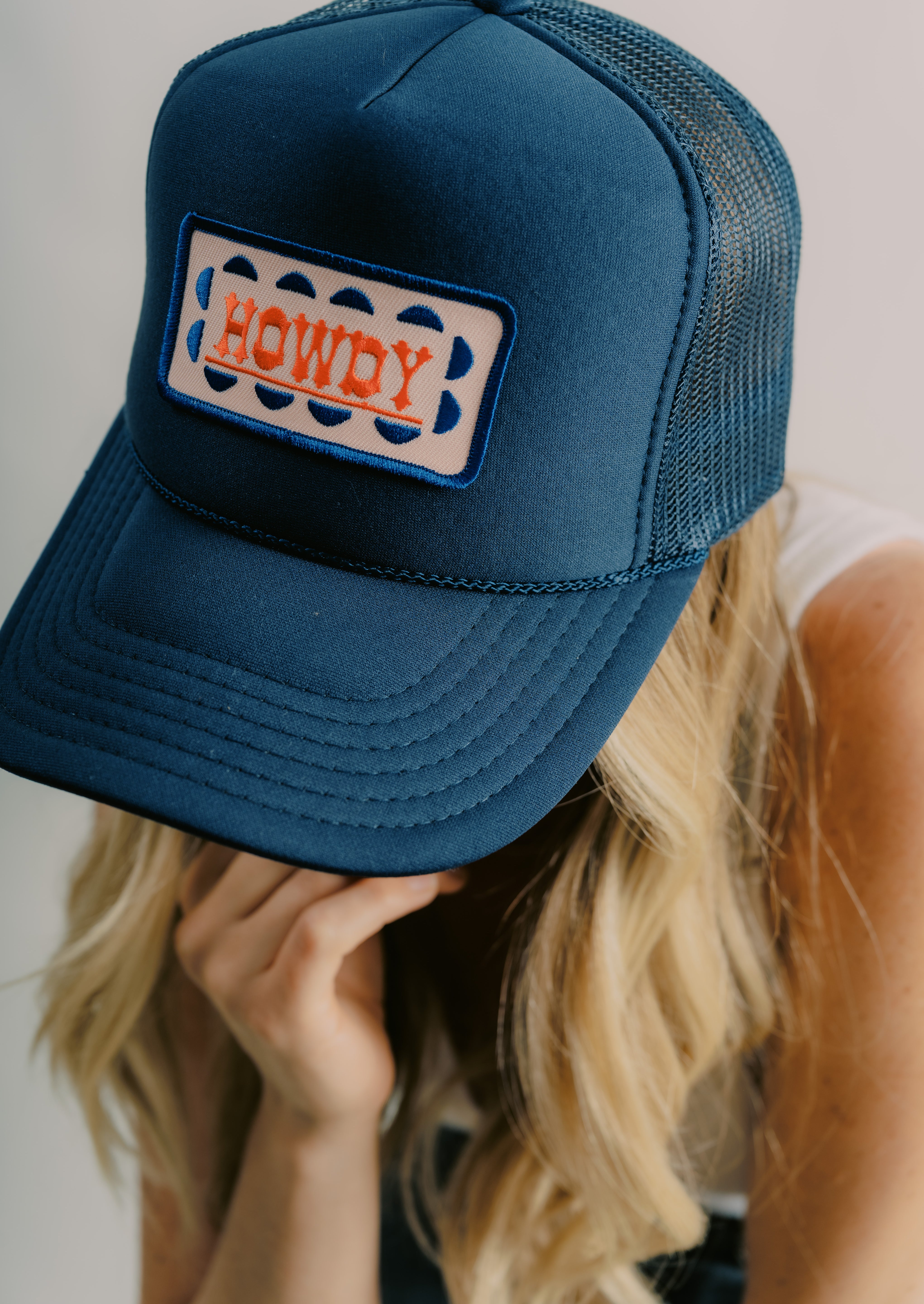 Howdy Navy Trucker Hat