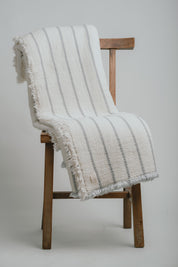 Queen Striped Muslin Blanket