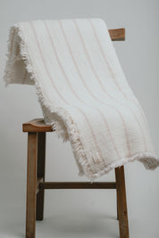 Queen Striped Muslin Blanket