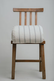 Queen Striped Muslin Blanket