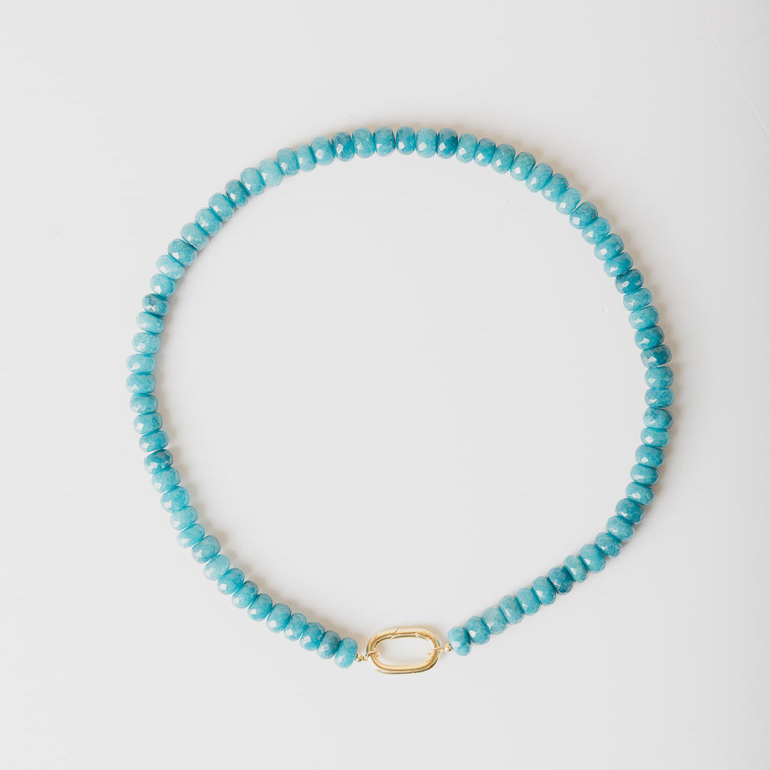 Candy Necklace - Blue Raspberry Jade