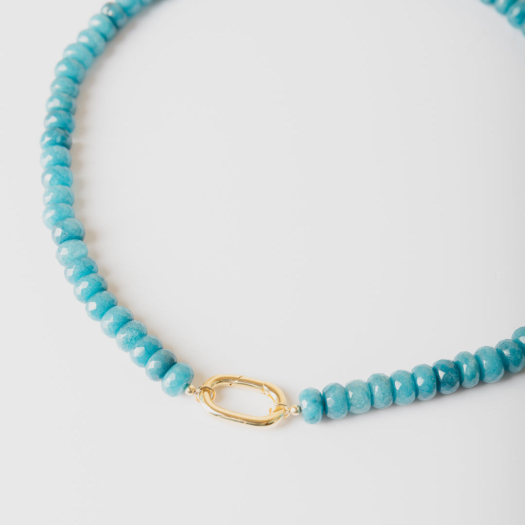 Candy Necklace - Blue Raspberry Jade