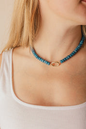 Candy Necklace - Blue Raspberry Jade