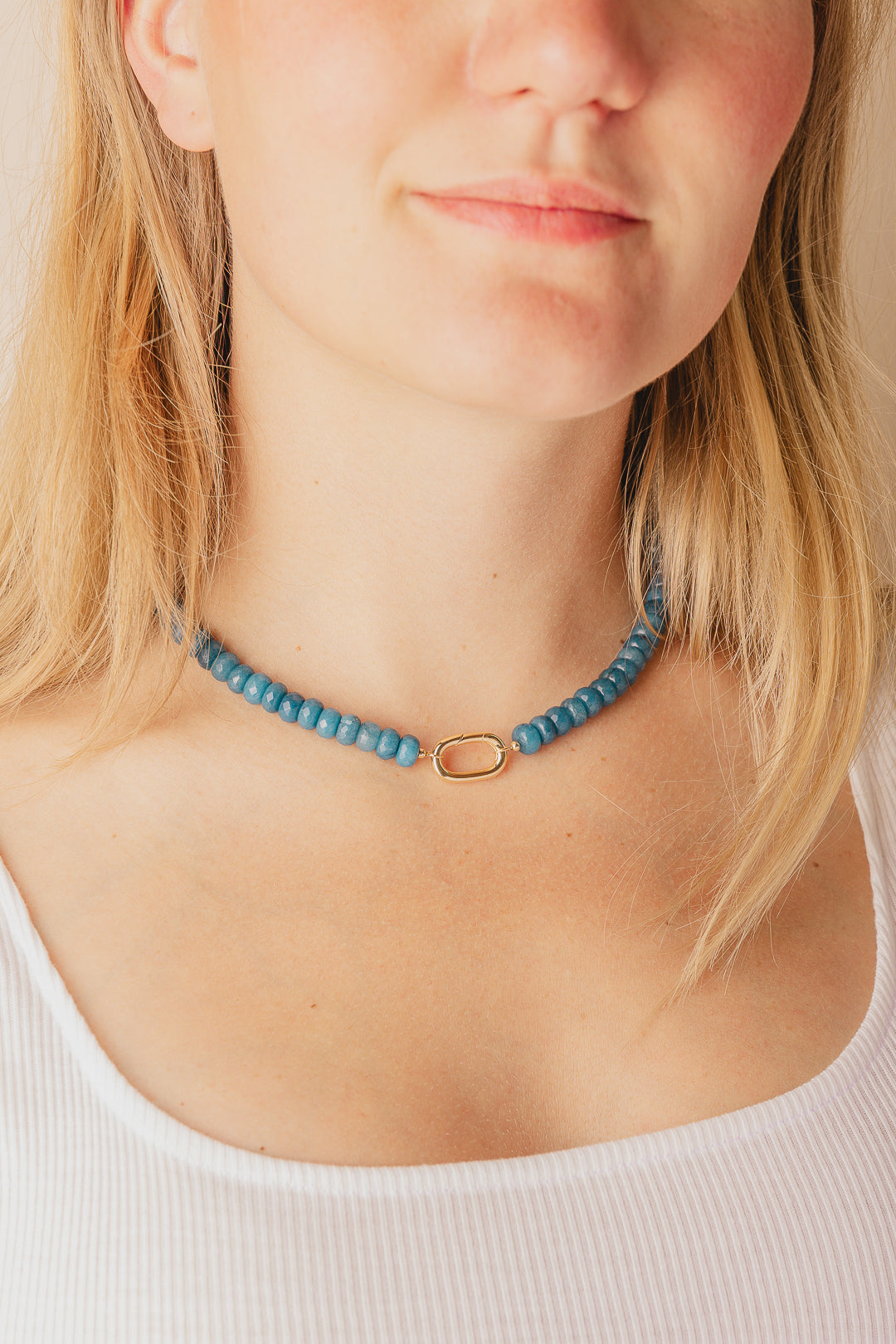 Candy Necklace - Blue Raspberry Jade