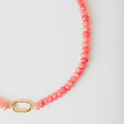 Candy Necklace - Watermelon Jade