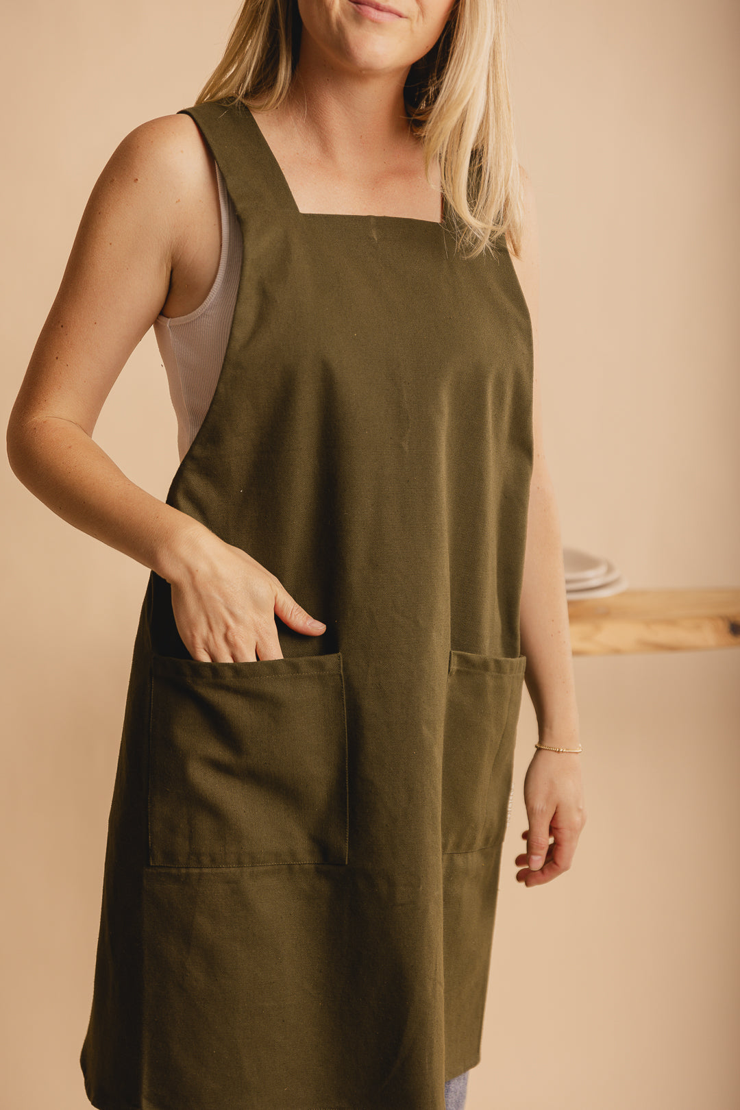 Canvas Crossback Apron