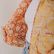 Peach Foster Quilted Jacket