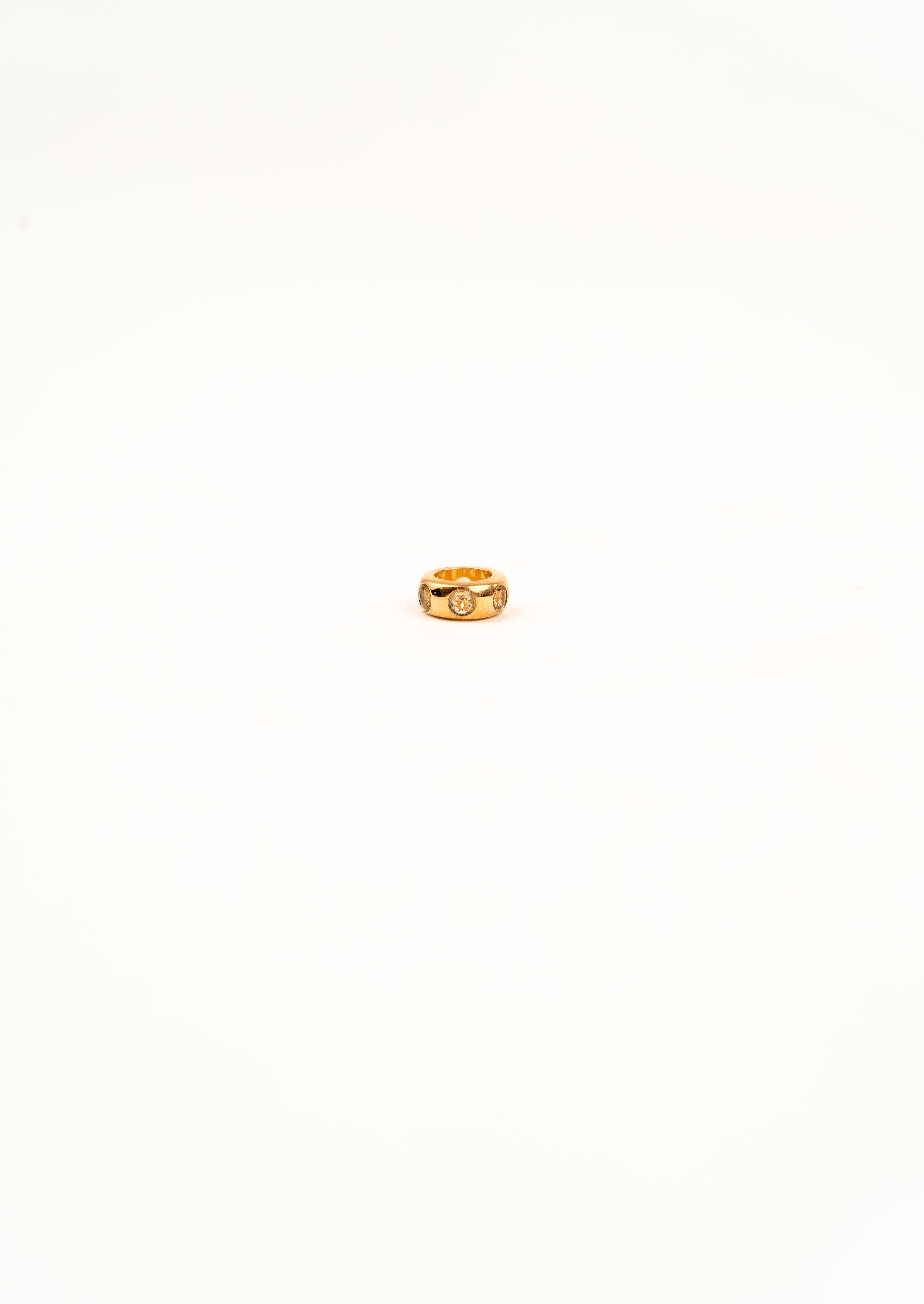 Faye Citrine Slider Charm