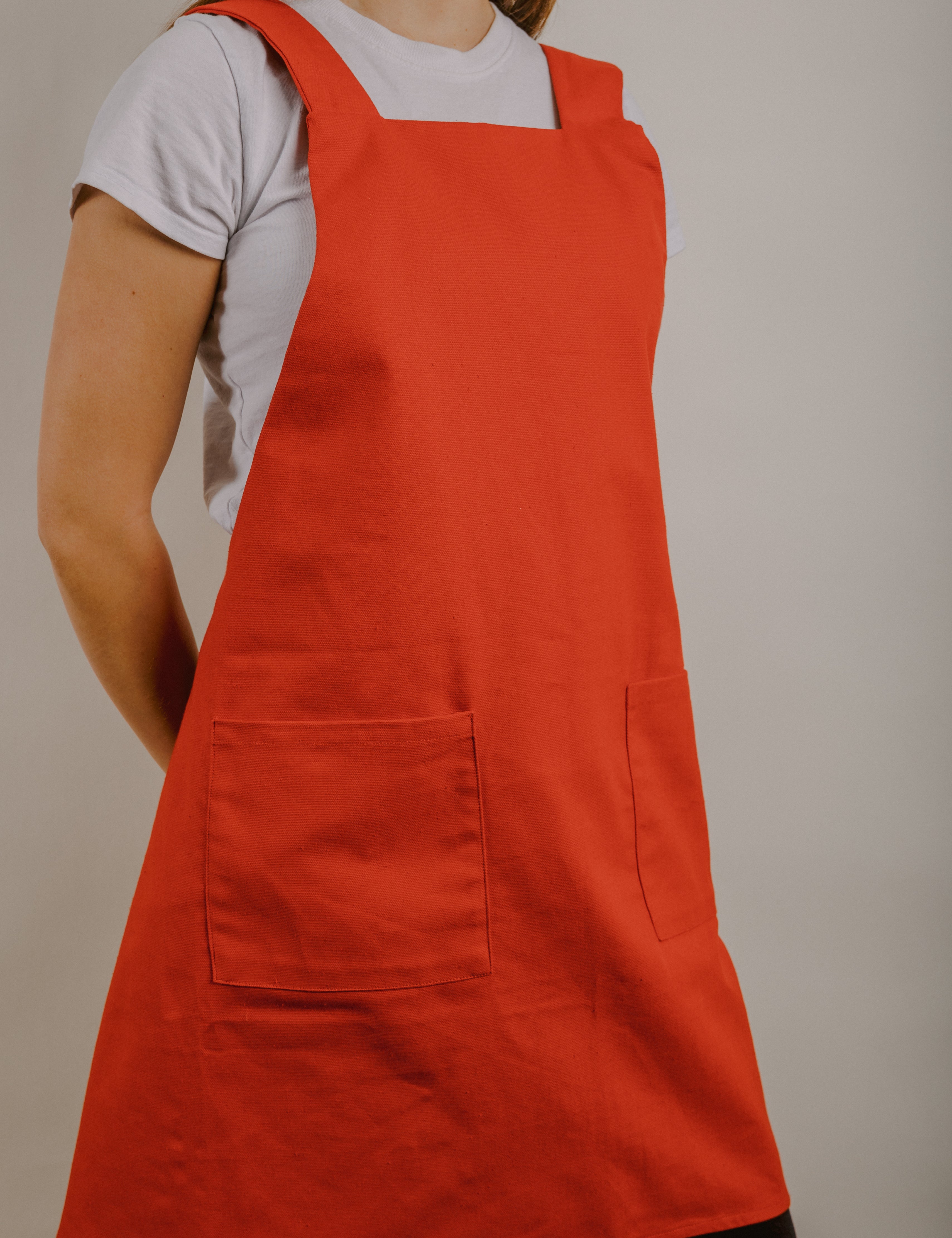 Canvas Crossback Apron