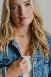 Candy Necklace - Grapefruit Jade