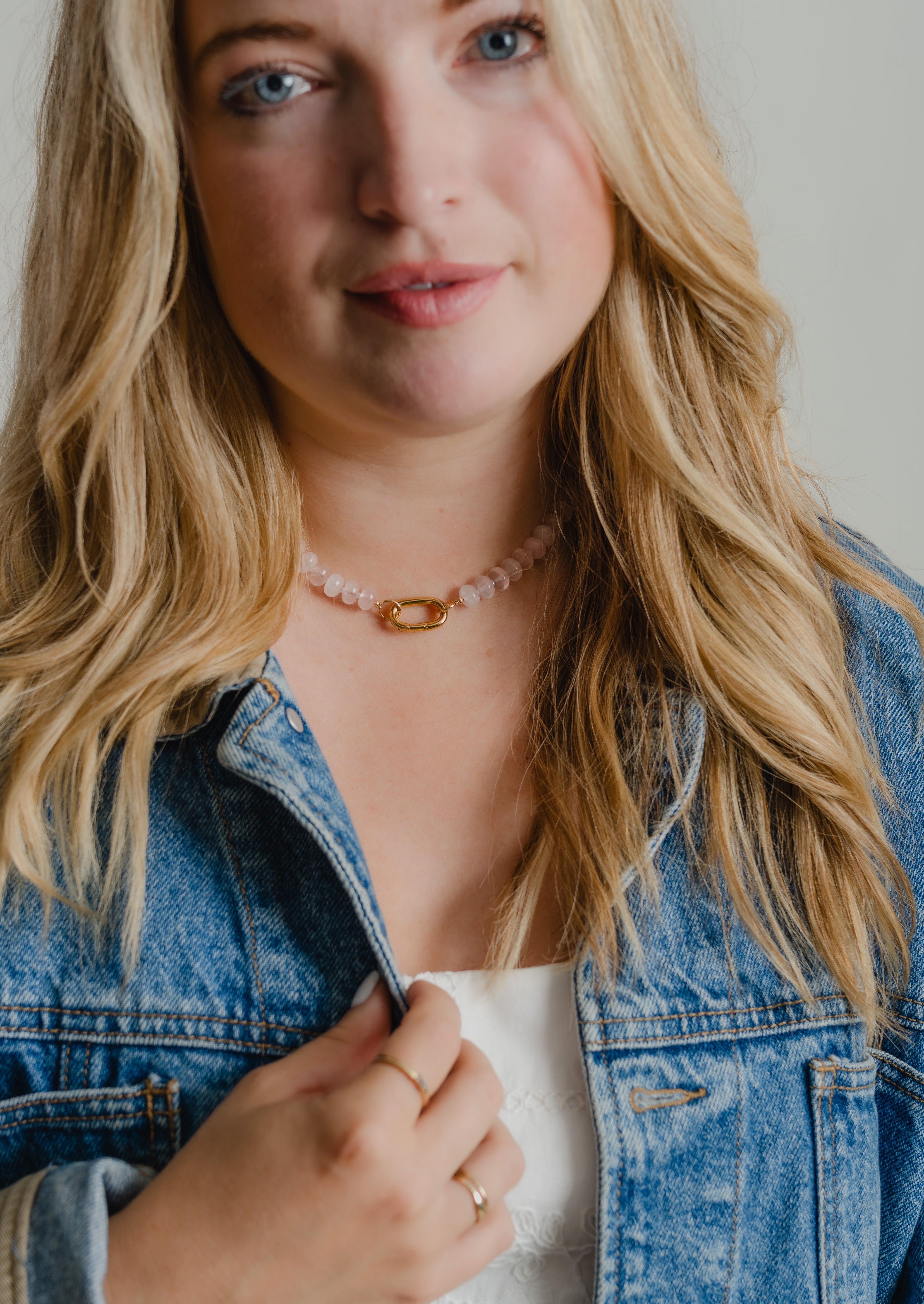 Candy Necklace - Grapefruit Jade