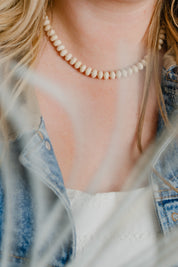 Candy Necklace - Coconut Jade