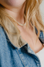 Candy Necklace - Coconut Jade