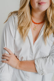 Candy Necklace -Tangerine Jade