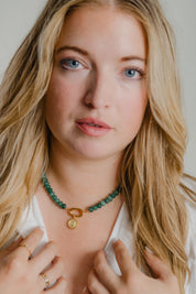 Candy Necklace - Honeydew Jade