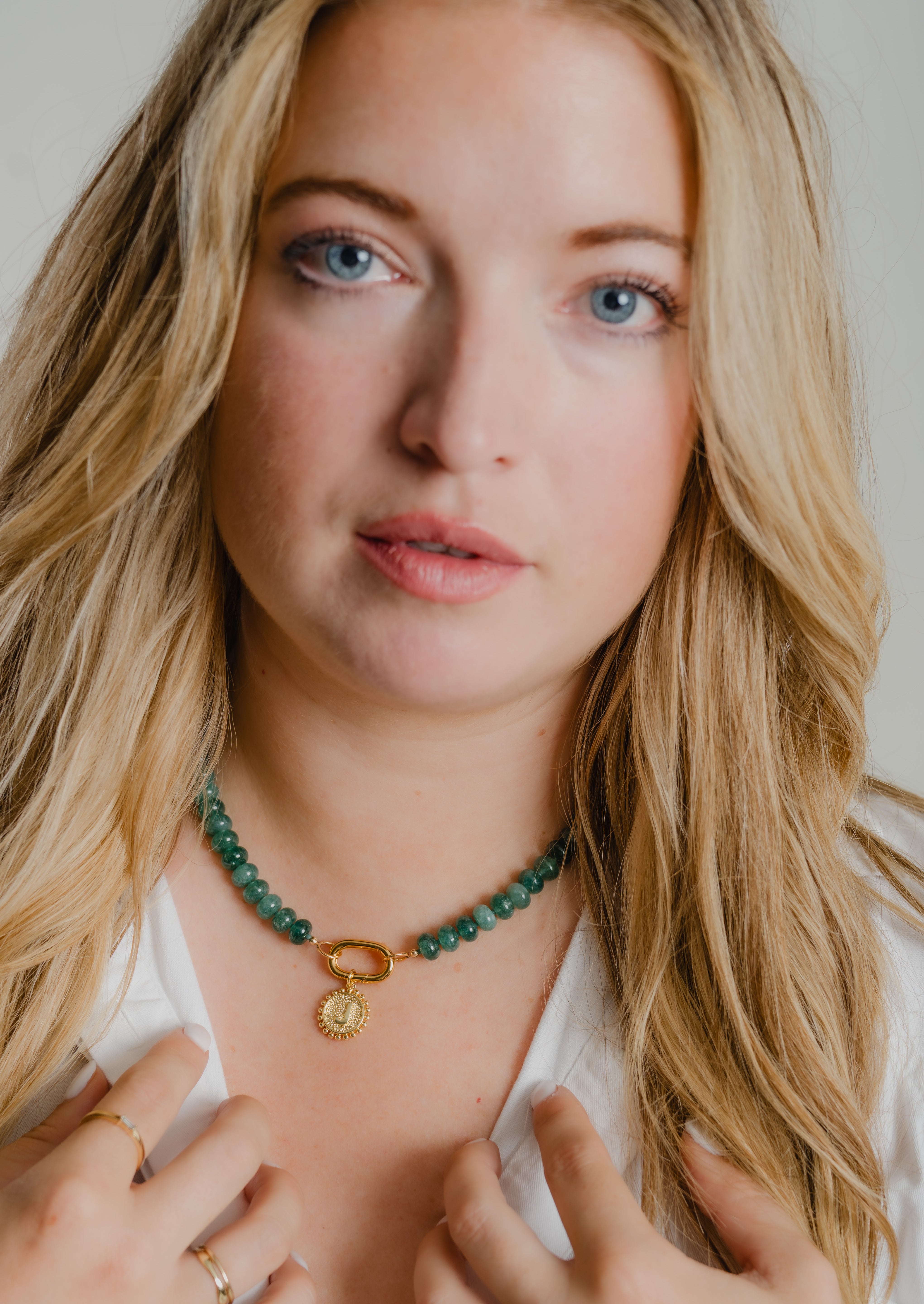 Candy Necklace - Honeydew Jade