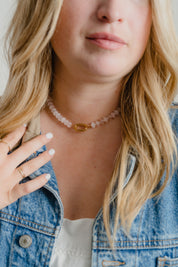 Candy Necklace - Grapefruit Jade