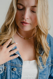 Candy Necklace - Grapefruit Jade