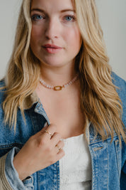 Candy Necklace - Grapefruit Jade