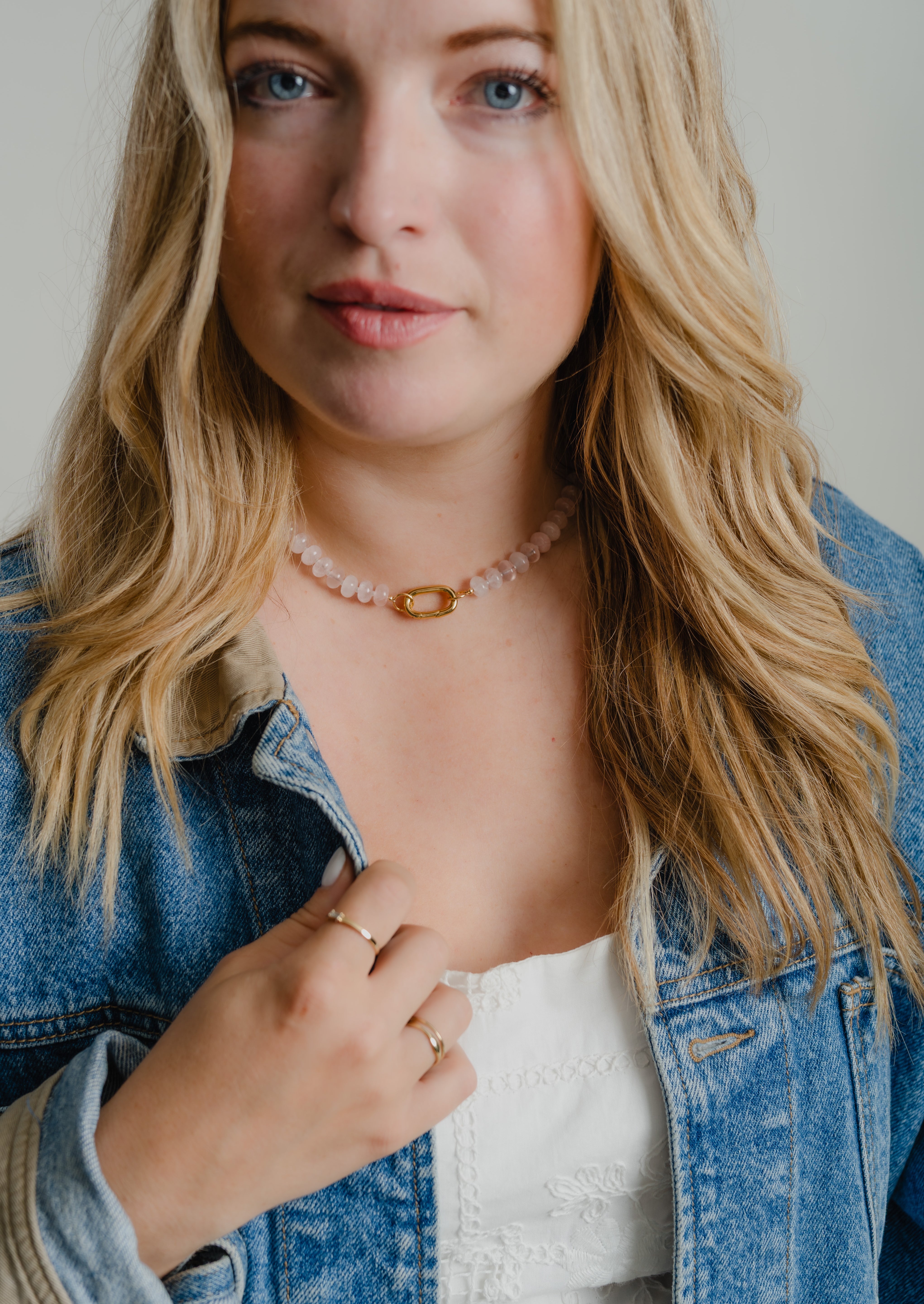 Candy Necklace - Grapefruit Jade